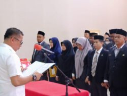 Bupati H.M Adil Lantik 18 Pejabat Fungsional Kabupaten Kepulauan Meranti