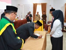 Pj Bupati Hadiri Pelantikan 115 anggota PPK Kabupaten Pidie