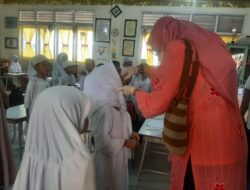 SDN 1 Unggul Peukan Bada Gelar Imunisasi Polio Tahap II