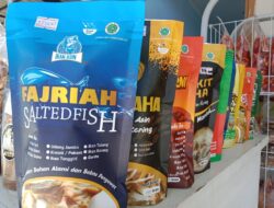 Packing Ikan Kering Olahan Leupung Kekinian, Dulu Pakai Koran Bekas