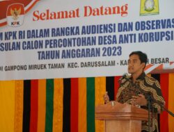 KPK Kunjugi Gampong Miruek Taman Aceh Besar