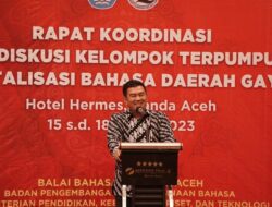 Kadisbudpar Aceh Ajak Masyarakat Bangga Berbahasa Daerah