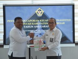 Pemkab Aceh Besar Serahkan Laporan Keuangan Unaudited Tahun 2022 ke BPK RI Perwakilan Aceh