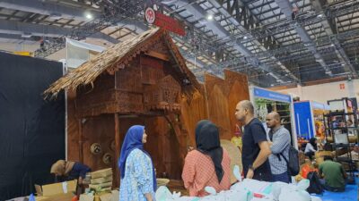 Pj Bupati Iswanto Ajak Warga Aceh di Jakarta Kunjungi Stand Aceh Besar di Inacraft 2023