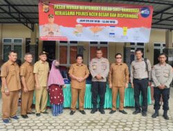 Meugang Pertama, Pemkab dan Polres Aceh Besar Gelar Pasar Murah di Kuta Malaka