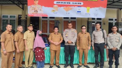 Meugang Pertama, Pemkab dan Polres Aceh Besar Gelar Pasar Murah di Kuta Malaka