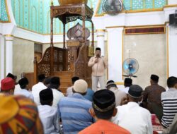 Rombongan Sekdakab Aceh Besar Safari Ramadhan ke Masjid Al-Mukhlisin Miruek