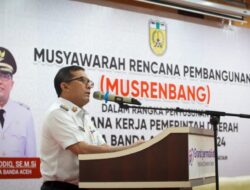 Pj Wali Kota Buka Musrenbang Penyusunan RKPD 2024