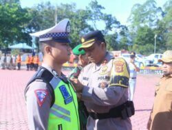 Polres Aceh Besar Gelar Apel Pasukan Operasi Ketupat Seulawah 2023