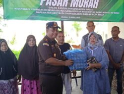Kejari dan Pemkab Aceh Besar Gelar Pasar Murah di Tanoh Abee Seulimeum