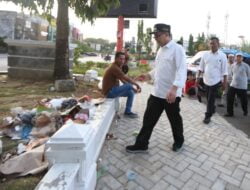Hari Pertama Ngantor, Bakri Siddiq Bersihkan Kota bersama Pasukan Oranye