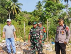 Muspika Darul Kamal Tinjau Tempat Pembuangan Sampah Sementara Kecamatan