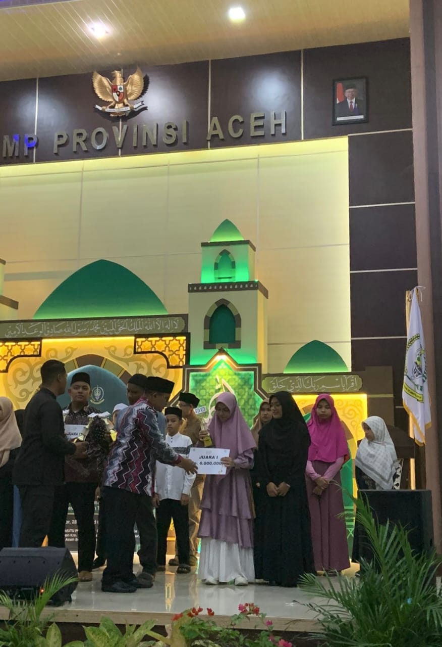 Santri dan Alumni Dayah MUQ Pagar Air Dominasi Juara STQ Aceh Besar 