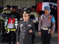 Pemakaman Wadansat Brimob Polda Sumbar, dipimpin Kapolresta Banda Aceh