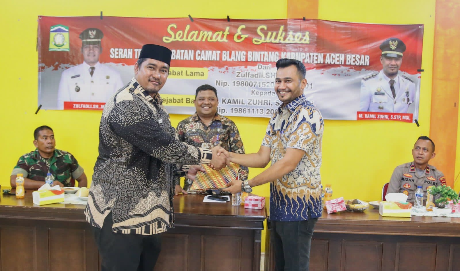 Wakili Pj Bupati, Sekda Aceh Besar Minta Camat Blang Bintang Tingkatkan Sinergitas