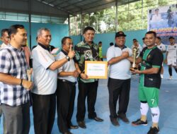 Gilas Tim Rutan Jantho, Bank Aceh Syariah Juara Turnamen Futsal HUT Ke-39 Kota Jantho