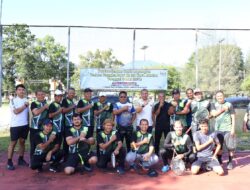 Buka Turnamen Tenis HUT ke-39 Kota Jantho, Pj Bupati Aceh Besar Minta Pemian Bertanding Sportif