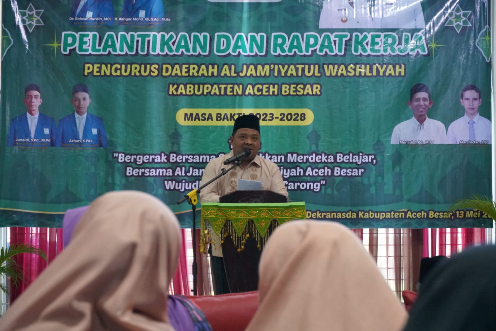 Wakili Pj Bupati, Sekda Aceh Besar Ajak Al Jam'iyatul Washliyah Bangun Aceh Besar Bersama