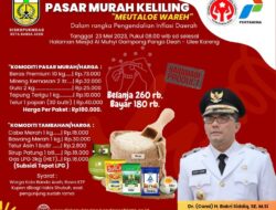 Siap-Siap Pasar Murah Meutaloe Wareh Akan Kembali Dilaksanakan