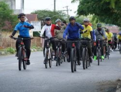 Jaga Kebugaran Pangdam IM Laksanakan Gowes Santai Bersama Pejabat Utama Kodam IM.