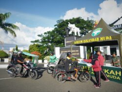 Jum’at Berkah Kodam IM, Saling Peduli dengan berbagi makanan.