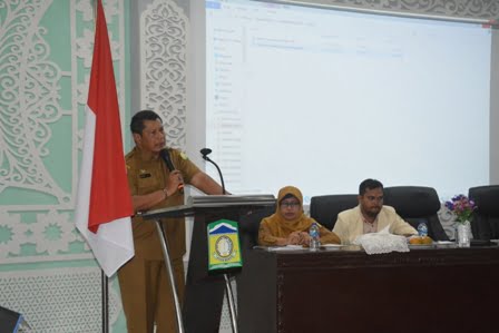 Kadinsos Aceh Besar Buka Bimtek PSM Tingkat Dasar