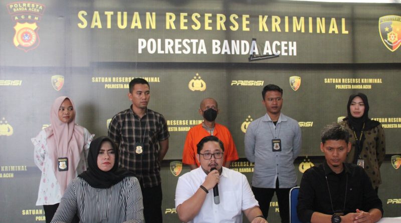 Satreskrim Polresta Banda Aceh Tangkap Kakek Lecehkan Cucu