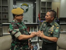 Kasdam IM Menerima Kunjungan Komandan Pusat Kesenjataan Artileri Medan