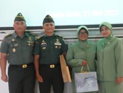 Kapendam IM pimpin acara pelepasan Personel Pendam IM di Media Center Kodam IM.