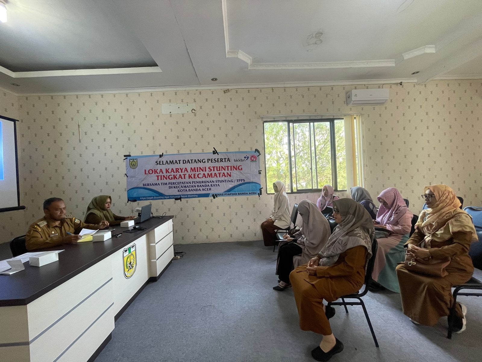 Muspika Banda Raya Ikuti Lokakarya Mini Stunting