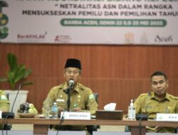 Asisten Administrasi Umum Sekda Aceh Buka Rakor Kepegawaian Tentang Netralitas ASN Jelang Pemilu 2024