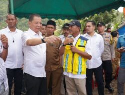 Penjabat Gubernur Aceh Tinjau Lokasi Pembangunan Pengaman Pantai di Aceh Selatan