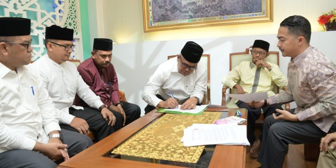 Sekda Harapkan Pengurus Yayasan Masjid Raya Baiturrahman Maksimalkan Pengelolaan Aset Waqaf