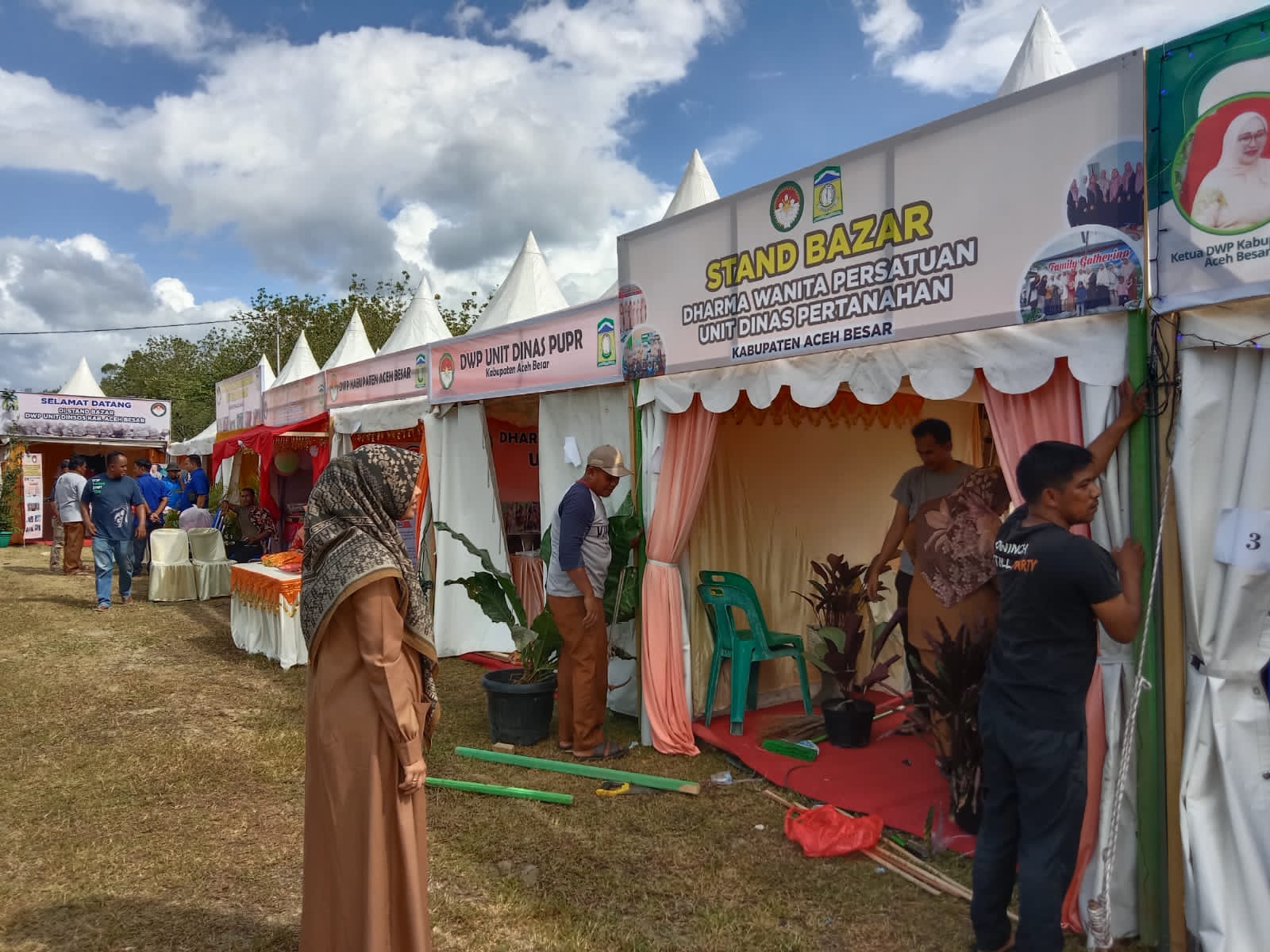 Sukseskan TTG, OPD Aceh Besar Buka Stand Pameran