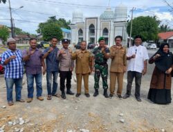 Camat Kadafi Letakkan Batu Pertama Pembangunan Galeri di Lhong Raya