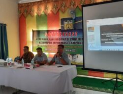 Peunyeurat Adakan Sosialisasi Keterbukaan Informasi Publik dan KIG