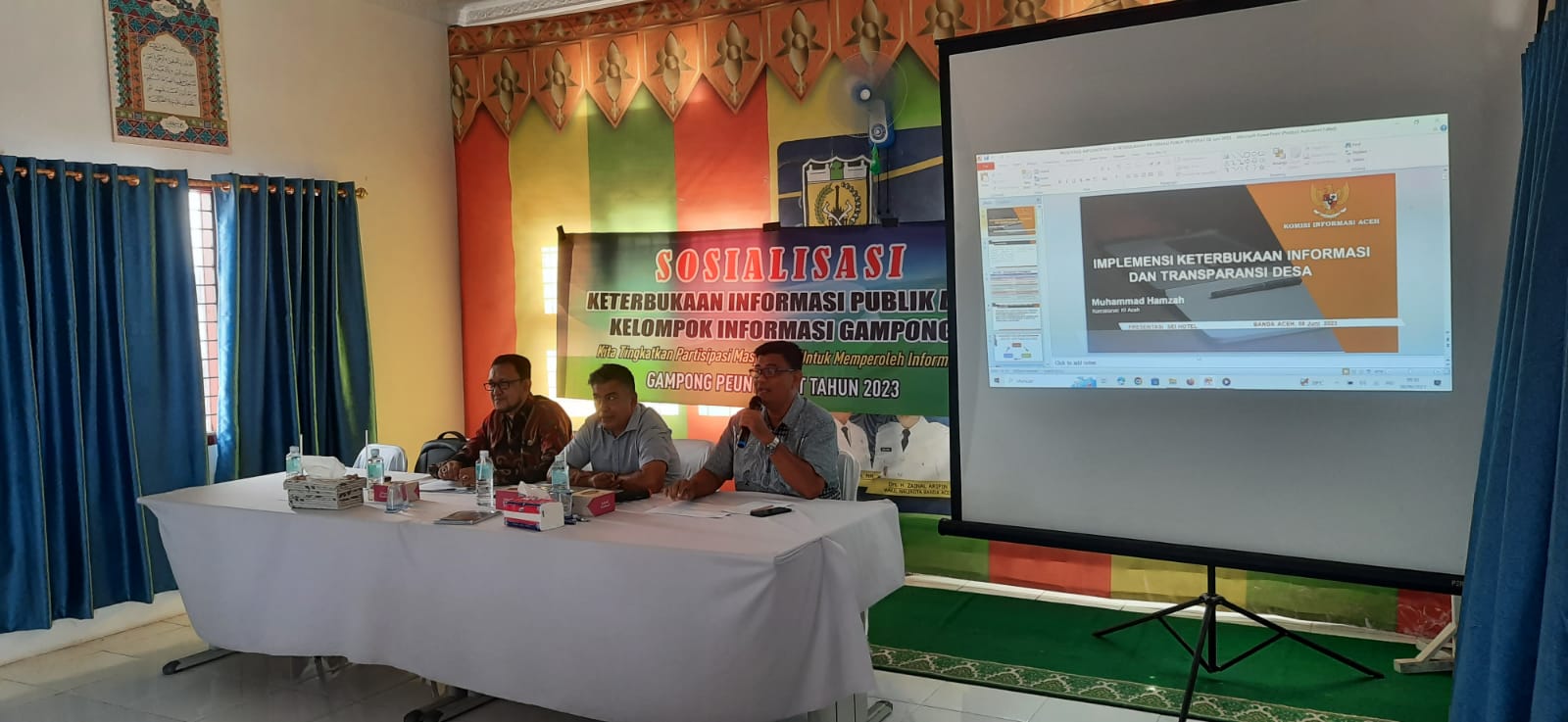 Peunyeurat Adakan Sosialisasi Keterbukaan Informasi Publik dan KIG