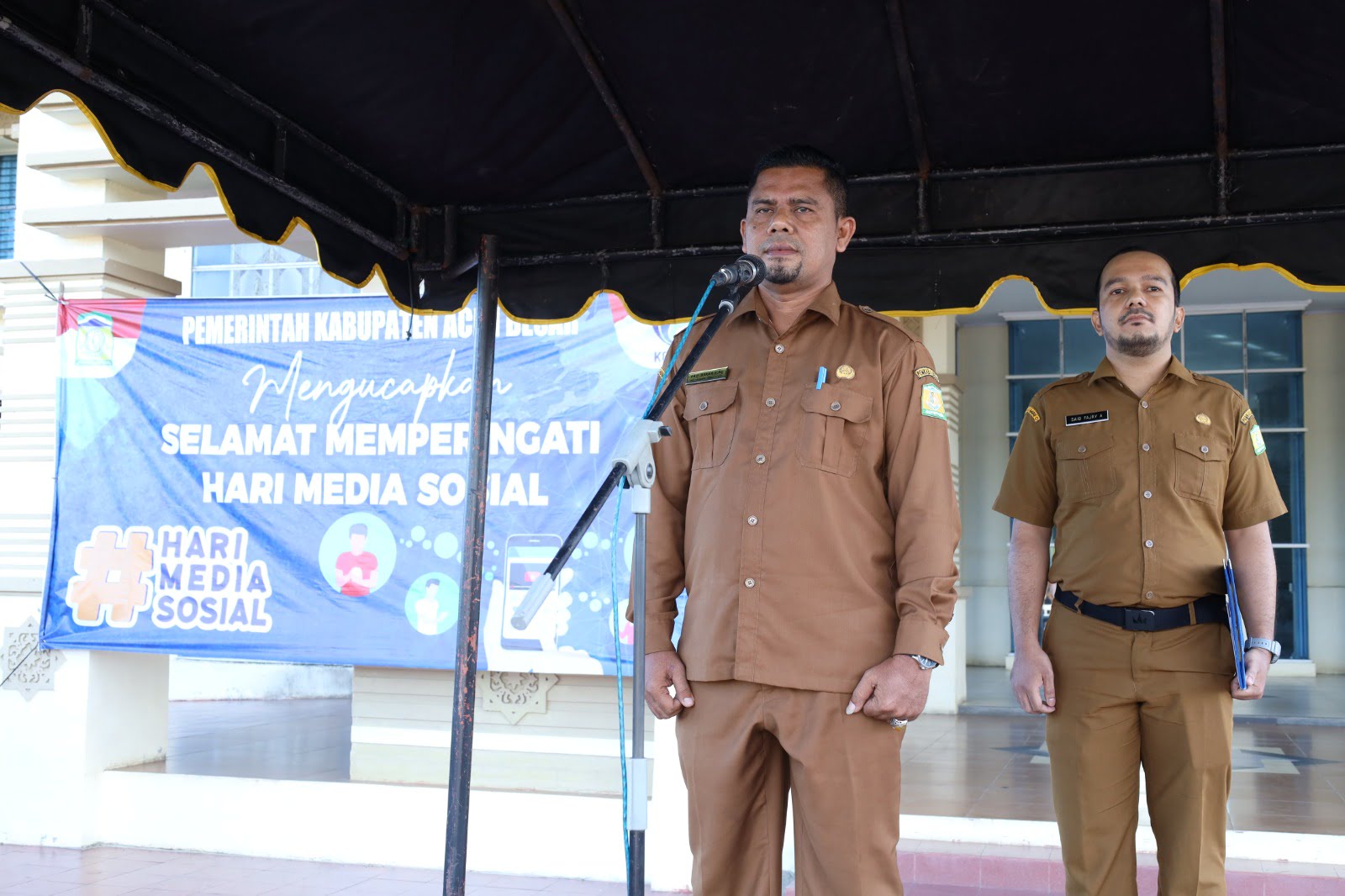 Pemkab Aceh Besar Gelar Apel Peringatan Hari Media Sosial 
