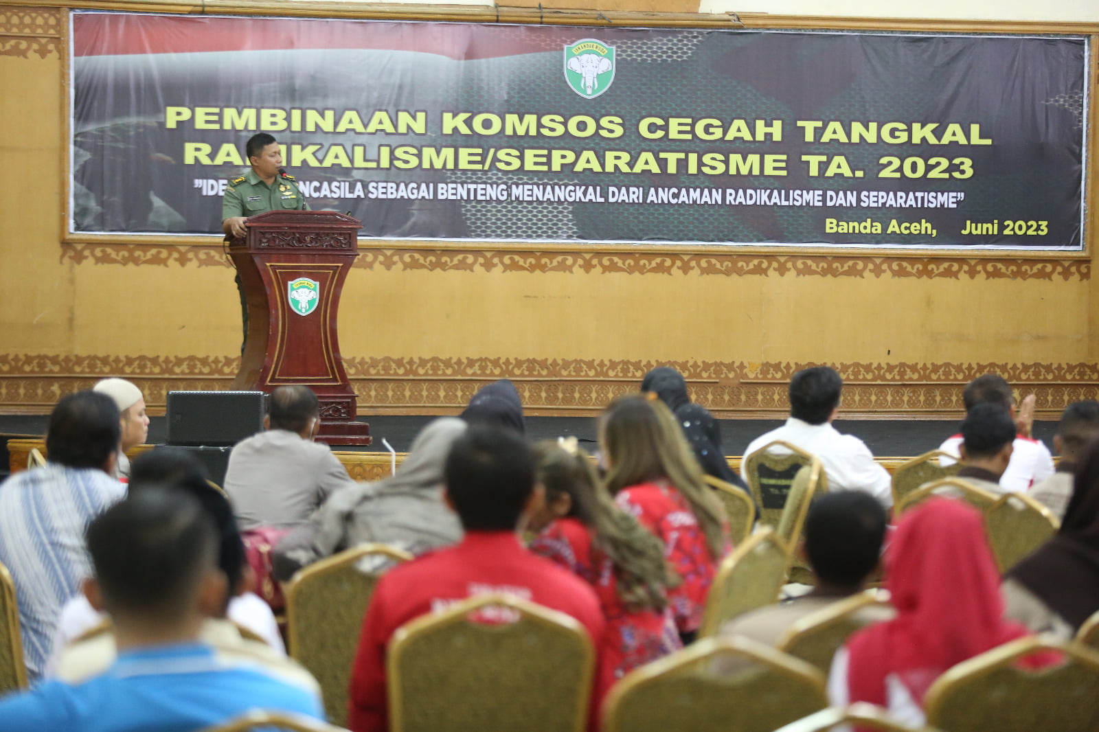 Pabandya Puanter Sterdam IM Pimpin Kegiatan Komunikasi Sosial Cegah Dan Tangkal Radikalisme Kepada Para Komponen Bangsa Dan Ormas.