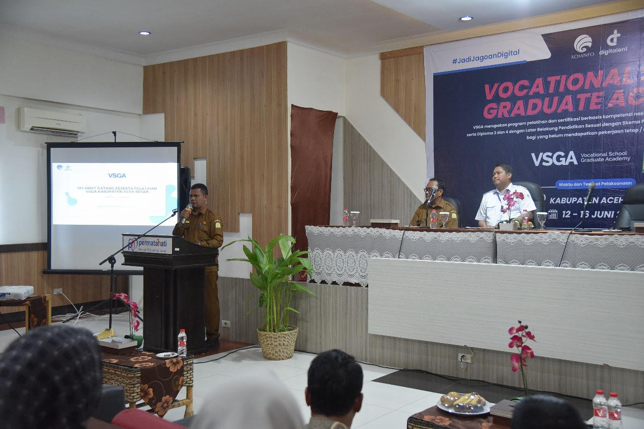 Ciptakan Generasi Handal, Pemkab Aceh Besar Gelar Vocational School Graduate Academy