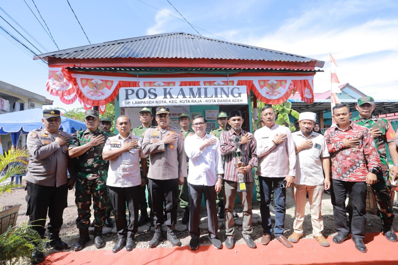 Gampong Lampaseh Kota Juara 1 Lomba Poskamling Tingkat Kota Banda Aceh