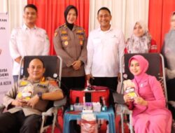 Polresta Banda Aceh Gandeng PMI Gelar Donor Darah