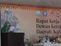 Cut Rezky Sampaikan Program Kerja di Rakerda Dekranasda se-Aceh