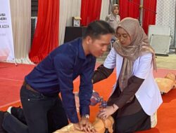 Bakti Kesehatan, Polresta Banda Aceh Gelar Pelatihan Bantuan Hidup Dasar Dalam Rangka Hari Bhayangkara ke-77