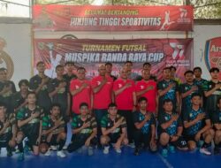 14 Tim Futsal Ramaikan Turnamen Futsal Muspika Banda Raya Cup