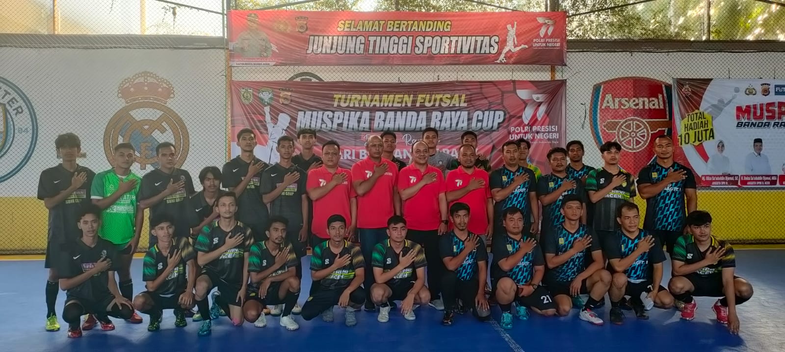 14 Tim Futsal Ramaikan Turnamen Futsal Muspika Banda Raya Cup