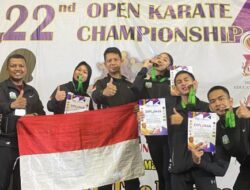 Atlet Karate Binaan KONI Aceh Rebut Lima Medali Kejuaraan Internasional Malaysia