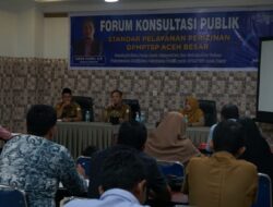 DPMPTSP Aceh Besar Gelar FKP Standar Pelayanan Publik