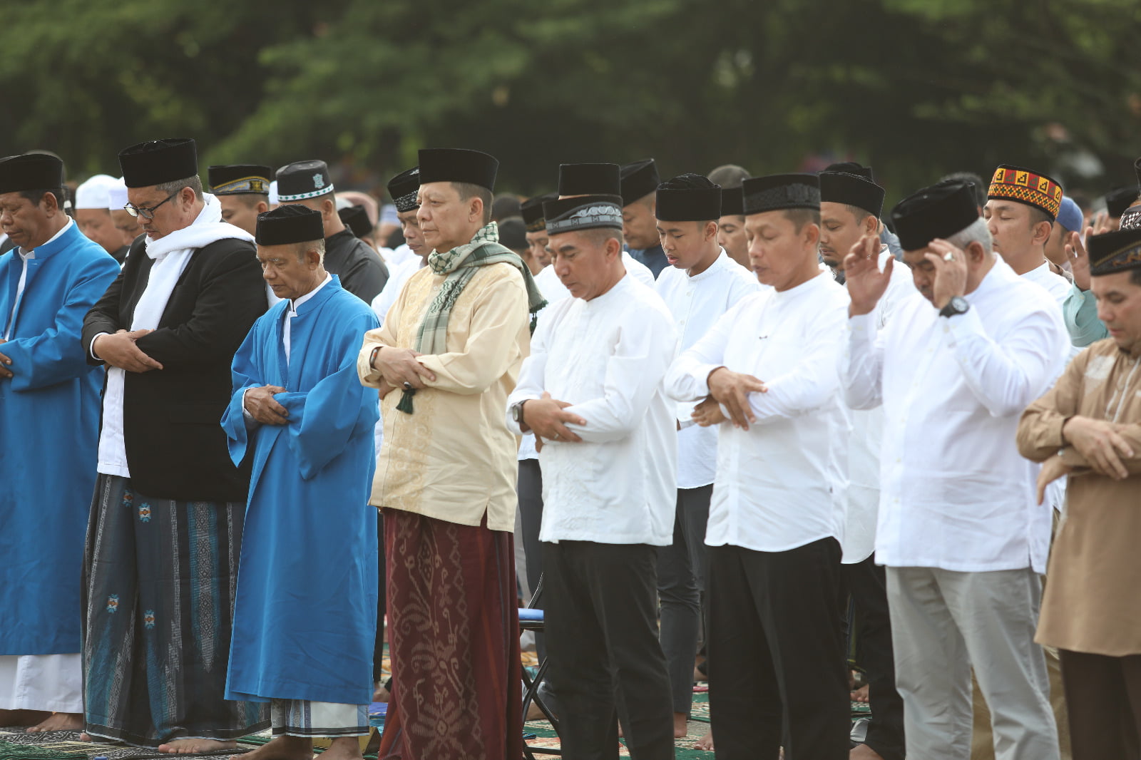 Kasdam IM Shalat Idul Adha Dan Serahkan Hewan Qurban.