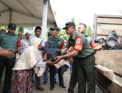Kodim 0102/Pidie Salurkan 500 Paket Sembako Dari Mabes TNI Kepada Masyarakat